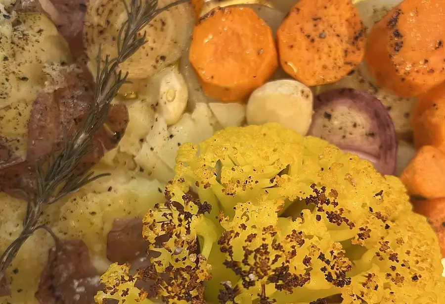 Otra fotografía orientativa para verduras asadas al horno